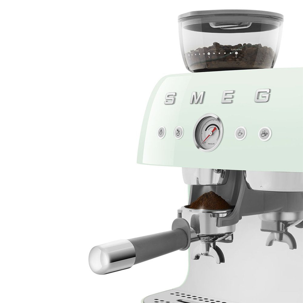 Smeg Egf03pgeu Espressomaschine, Kaffeevollautomat 50s Style, Pastellgrün