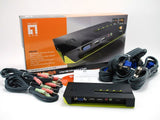 EAN 4015867137871 - LevelOne KVM-0421 interruptor KVM Negro, Verde imagen 4