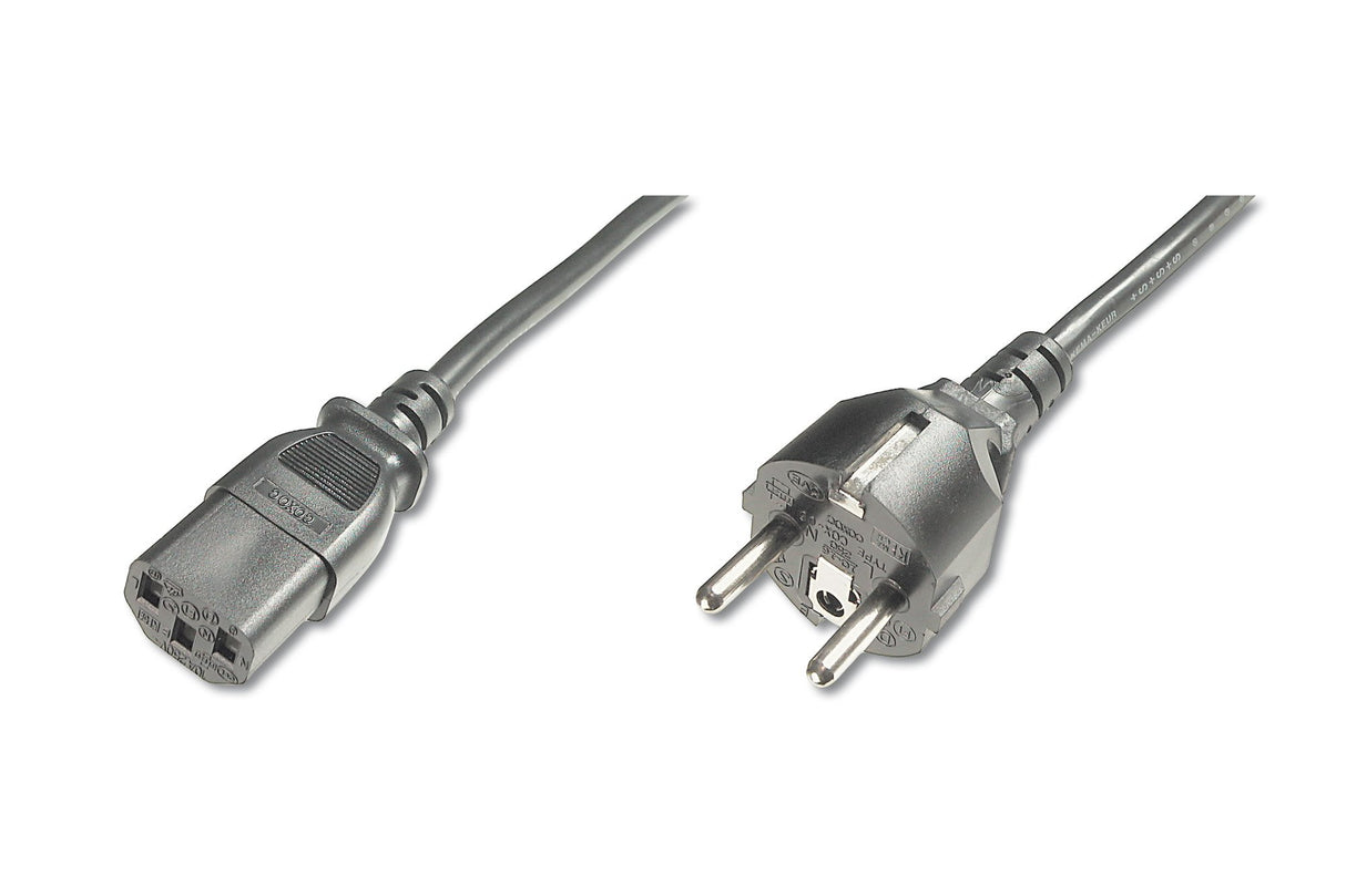 EAN 4016032315131 - Digitus AK-440110-012-S cable de transmisión Negro 1,2 m CEE7/7 IEC C13 imagen 1