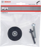 Bosch Professional Placa De Soporte De 50 Mm Con Soporte Tipo R, Placa De Lijado Negra, Quick Lock, Para Gwg 12v-50 S Professional 2608000857