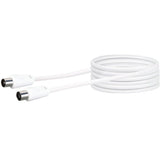 Schwaiger 5.0m Iec - Iec Cable Coaxial 5 M Blanco