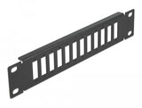 Delock 10 Lwl Patchpanel 12 Port Für Sc Duplex   Lc Quad 1 He Schwarz