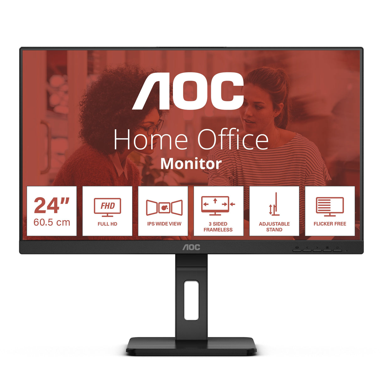 EAN 4038986141253 - AOC E3 24E3QAF LED display 60,5 cm (23.8") 1920 x 1080 Pixeles Full HD LCD Negro imagen 1