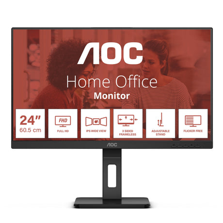 EAN 4038986141253 - AOC E3 24E3QAF LED display 60,5 cm (23.8") 1920 x 1080 Pixeles Full HD LCD Negro imagen 1
