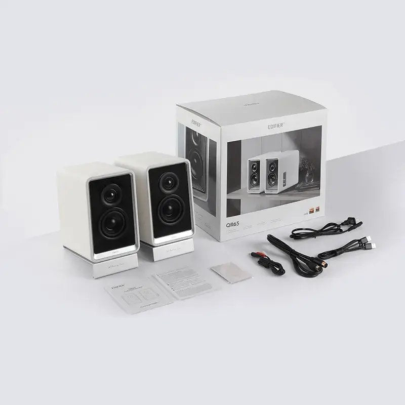 Edifier Qr65 Aktive Design-Lautsprecher, Rgb, 70watt Blanco Retail