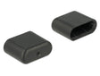 EAN 4043619640089 - DeLOCK 64008 tapa de seguridad para enchufe USB Tipo C Negro 10 pieza(s) imagen 1