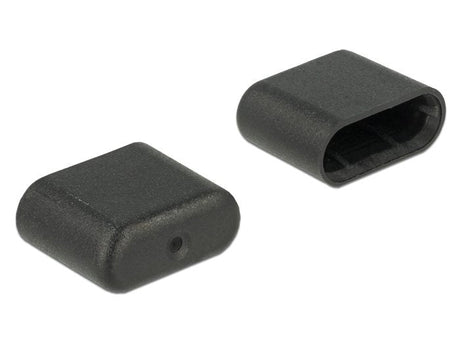 EAN 4043619640089 - DeLOCK 64008 tapa de seguridad para enchufe USB Tipo C Negro 10 pieza(s) imagen 1