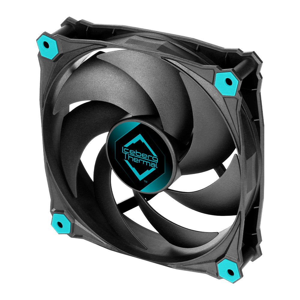 Ventilador Iceberg Thermal Icegale Silent - 120mm  Negro (3er Pack)*