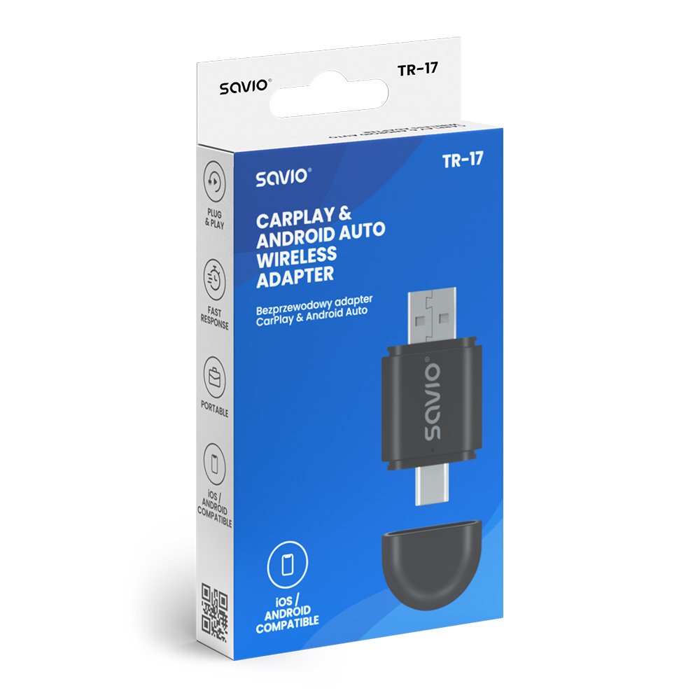 Inalámbrico Adapter Carplay & Android Auto Tr-17