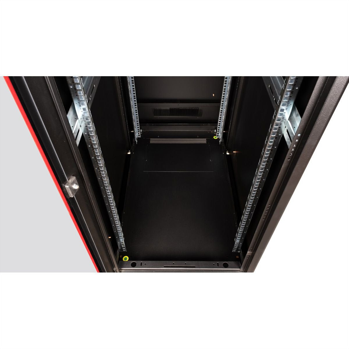 Roline 19-Zoll Netzwerkschrank Pro 42 He, 600x1000 Bxt Glastr Schwarz
