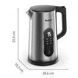 EAN 3045387297558 - Tefal Selection KI871DE0 tetera eléctrica 1,7 L 1500 W Negro, Acero inoxidable imagen 4