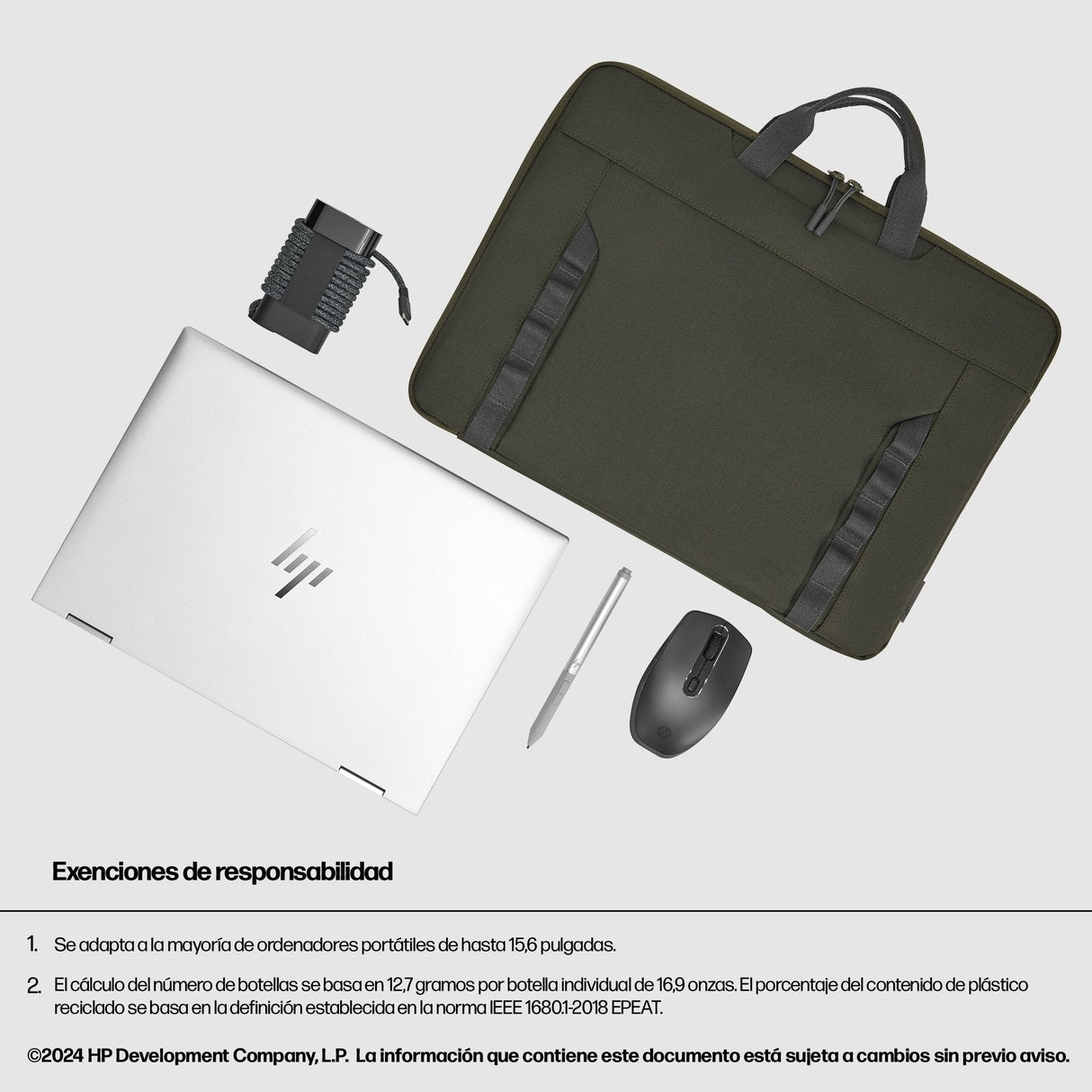 Funda Hp Modular Para Ordenador Portátil De 15,6 Pulgadas