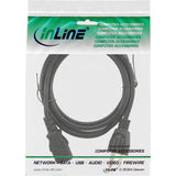 Cable De Alimentación Inline, Enchufe De Ee. Uu. A Conector Iec C13 De 3 Pines, Negro, 5,0 M