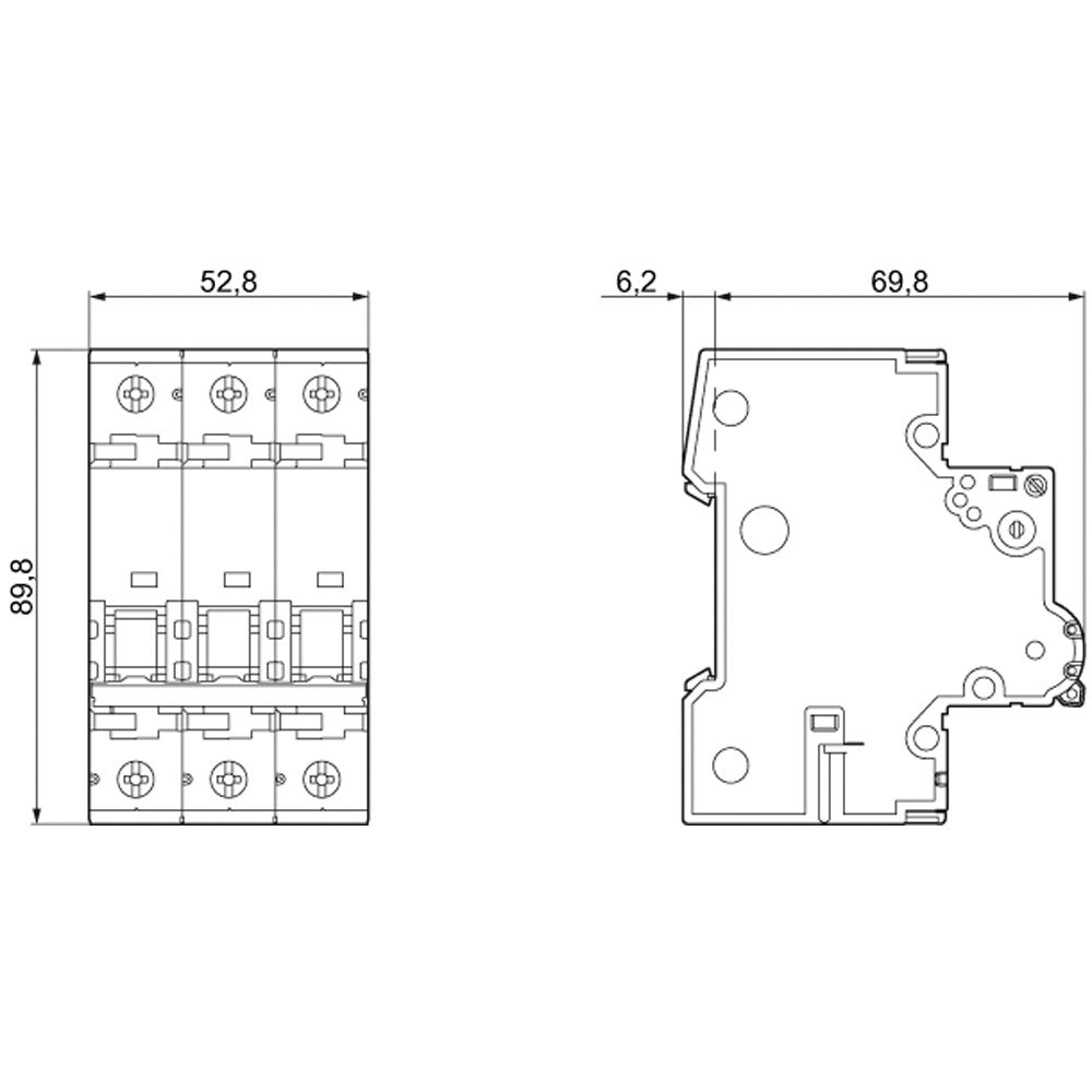 Siemens Automat C 32a 5sy43327 400v 10ka 3p