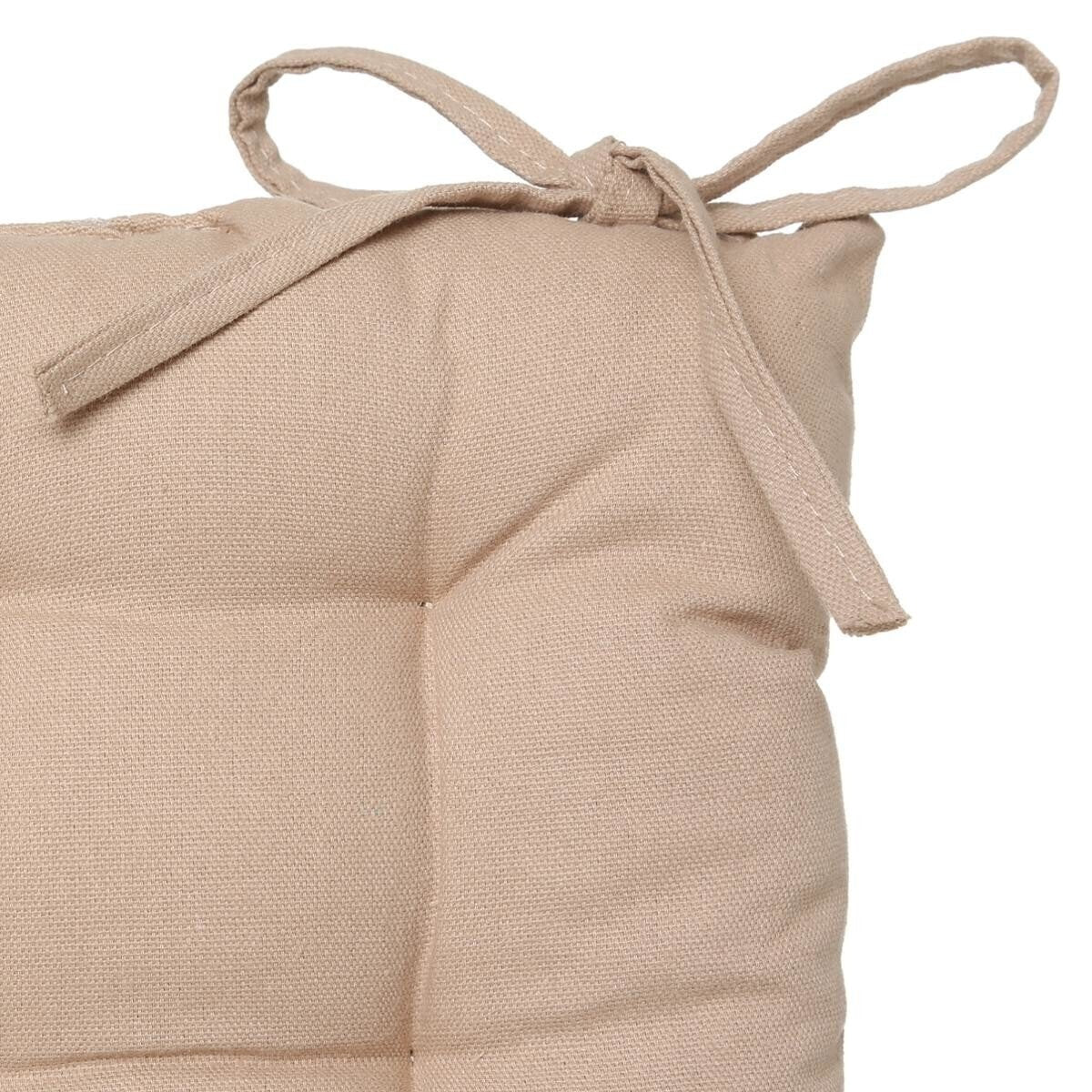 Cojin Para Silla Estilo Galleta Color Beige 38x38cm