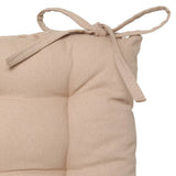 Cojin Para Silla Estilo Galleta Color Beige 38x38cm