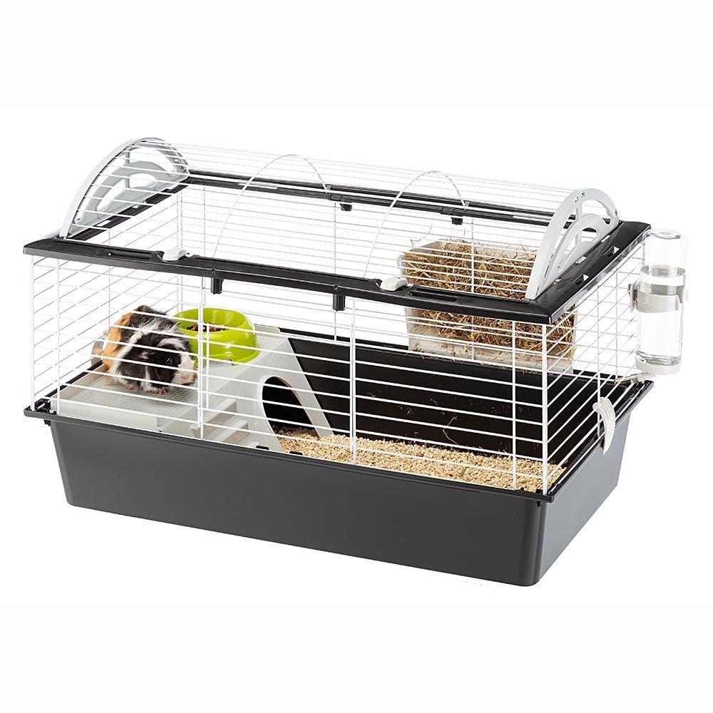 EAN 8010690092546 - Ferplast Casita 80 Cobaya Negro, Blanco imagen 5