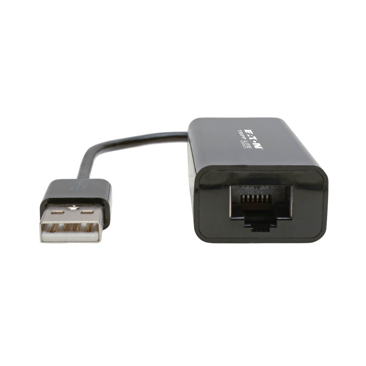 Adaptador Tripp Lite U236-000-R  Usb 2.0 Ethernet Nic - 10/100 Mbps, Rj45, Negro