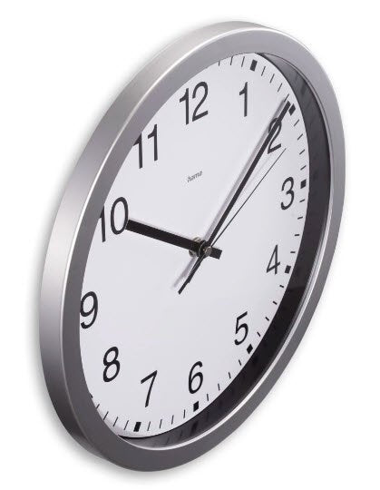 EAN 4047443517609 - Hama Mallorca Reloj de cuarzo Alrededor Plata, Blanco imagen 2