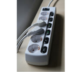 Brennenstuhl Regleta De 6 Vías Conmutable Individualmente 1153110126