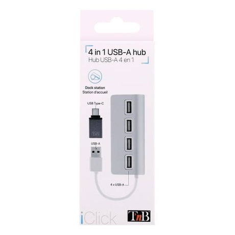 EAN 3303170108611 - T'nB HUBSLIM4 USB 2.0 480 Mbit/s Blanco imagen 7