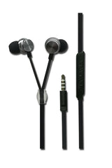 Auriculares Estéreo Internos 2go "Luxury" - Antracita Estilo Zipper