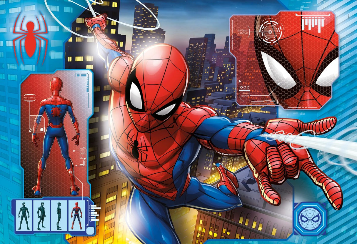Puzzle Maxi Spider-Man Marvel 24 Piezas  La Aventura Arácnida Comienza