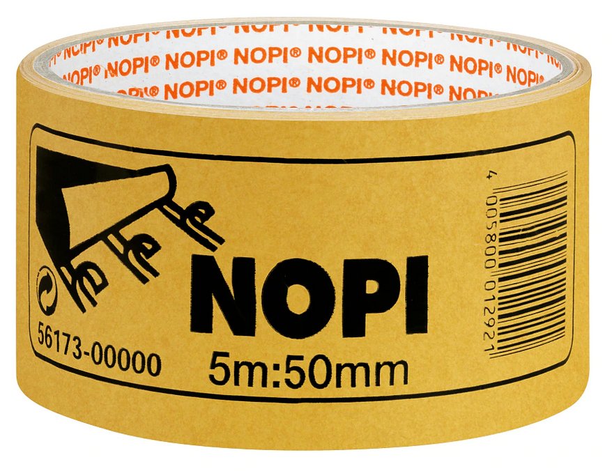 Nopi De Doble Cara Cinta Adhesiva 50 Mm X 5 M Marrón