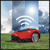 Robot Cortacésped Einhell  Freelexo Smart 750 Lcd+ Power X-Change (Puesta En Red Inteligente, Cálculo De Tiempo De Siega Dependiente Del Tiempo, 750 M², Modo De Segunda Área, Incl. Kit Instalación)