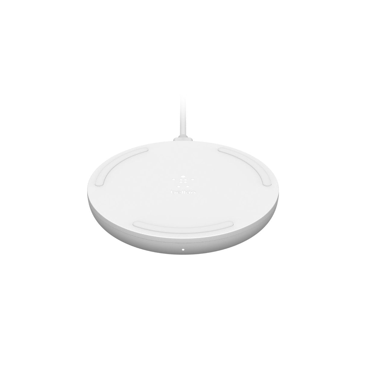 Base De Carga Inalámbrica Belkin Micro-Usb De 10 W, Sin Adaptador De Ca, Blanca