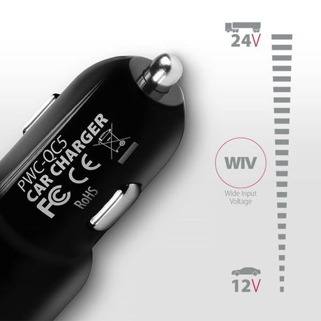 EAN 8595247904034 - Axagon PWC-QC5 cargador de dispositivo móvil Teléfono móvil, Smartphone, Tableta, Universal Negro Encende imagen 6