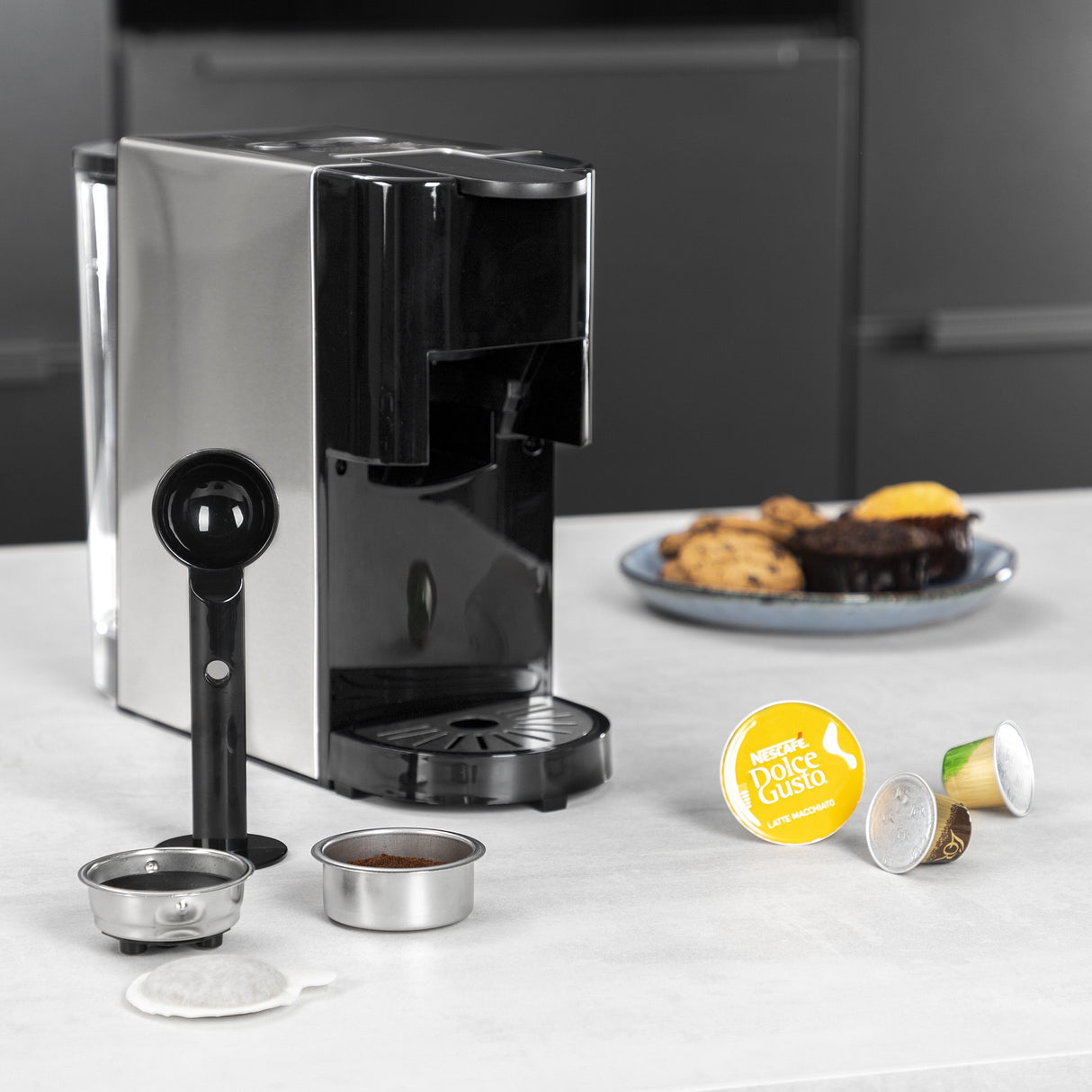 Cafetera Princess 01.249450.01.001  Multicápsula 4 En 1