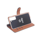 Celly Wally Funda Para Galaxy S21 5g - 15,8 Cm (6.2") Folio Negro, Marrón