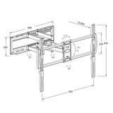 Montis Uchwyt Tv Denali 37"- 105" Mt162 2,67 M (105") Negro