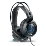 Omega Varr Casco Pro-Gaming Luz Led Cancelacion Ruido Mic Vh8020 Usb+2*Mini Jack