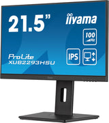 EAN 4948570124572 - iiyama ProLite XUB2293HSU-B7 pantalla para PC 54,6 cm (21.5") 1920 x 1080 Pixeles Full HD LED Negro imagen 5