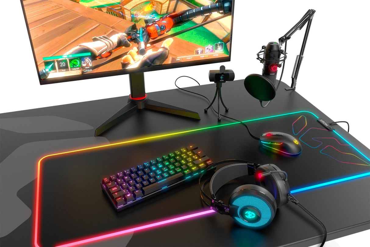 Krom Teclado Gaming Kluster Rgb Mini Keyboard