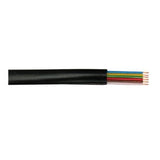 Bobina Telefónica Plano Negro 100 Metros 6 Hilos
