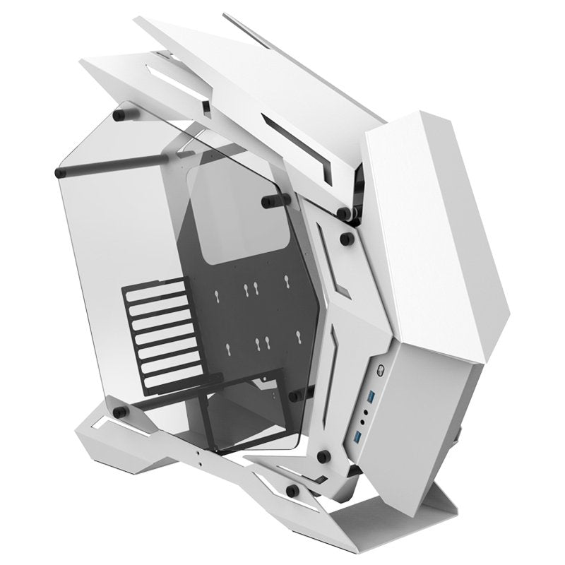 Jonsbo Mod3 Big-Tower Showcase, Tempered Glass - Blanco