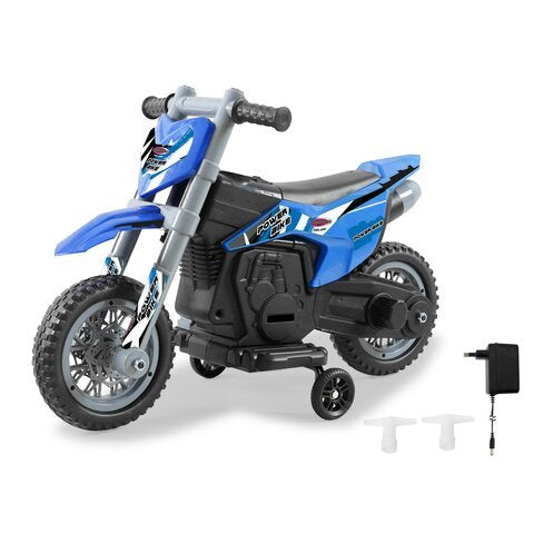 Jamara Ride-On Motorrad Power Bike 6v Azul 2+