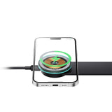 Cargador Inalámbrico Baseus C02 Pro Carga Rápida Auto, Interior Negro