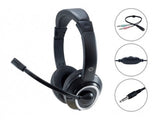 Conceptronic Polona02ba, Auriculares, Diadema, Juego, Negro, Binaural, 2 M