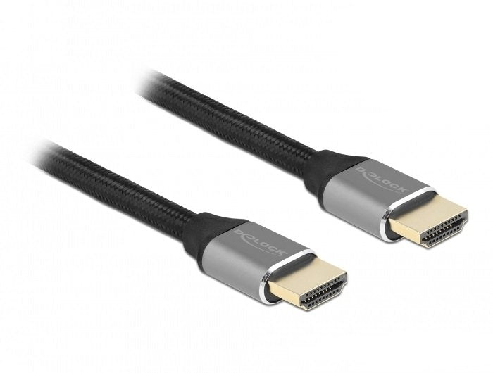 Delock Ultra High Speed Hdmi Cable 48 Gbps 8k 60 Hz Gris 0,5 M Certificado