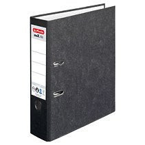 Carpeta Herlitz Max.File Naturaleza A4 8cm Nube Negra Mármol