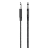 Belkin Cable De Audio Trenzado Jack-Jack Negro