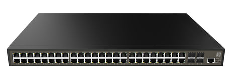 EAN 4015867227824 - LevelOne GEL-5271 switch Gestionado L2+ Gigabit Ethernet (10/100/1000) 1U Negro imagen 1