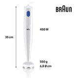 Braun Batidora De Mano Multiquick Con Vaso 600ml 480w