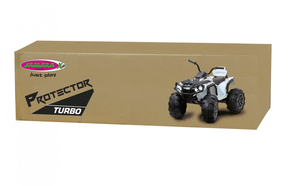 Jamara Correpasillos Protector Quad, Vehículo Infantil Blanco, 12 V