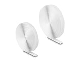 Delock 19065 Cinta De Gancho Y Lazo Autoadhesiva La 10 M X An 20 Mm Blanco