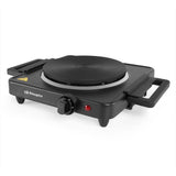 Orbegozo Pe 2815 Placa Electrica Plegable - Alto Rendimiento 1500w - Asas Plegables - Indicador Luminoso - Sistema De